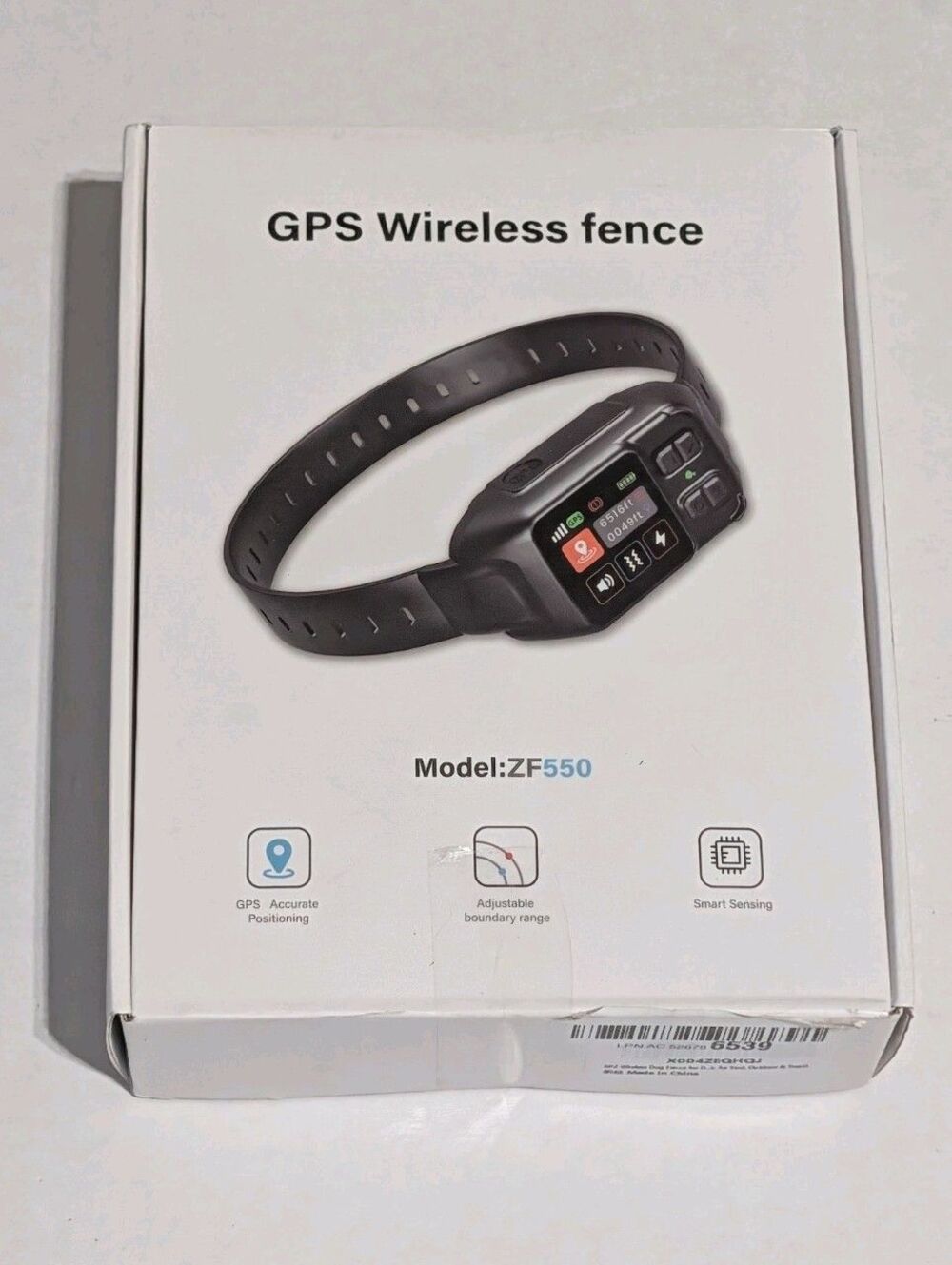 GPS Wireless Dog Fence Collar System ZF550 Circular Boundary Waterproof New